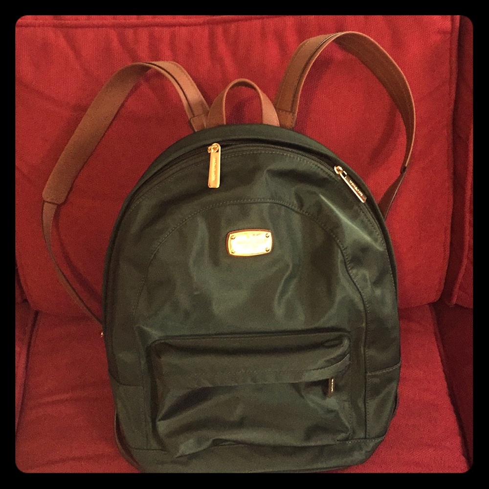 Michael Kors Backpack Gold Bracelet and Necklace